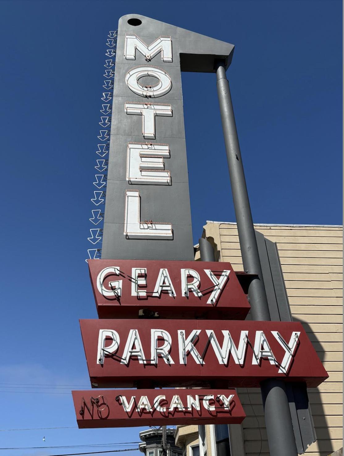 Geary Parkway Motel Сан-Франциско Экстерьер фото