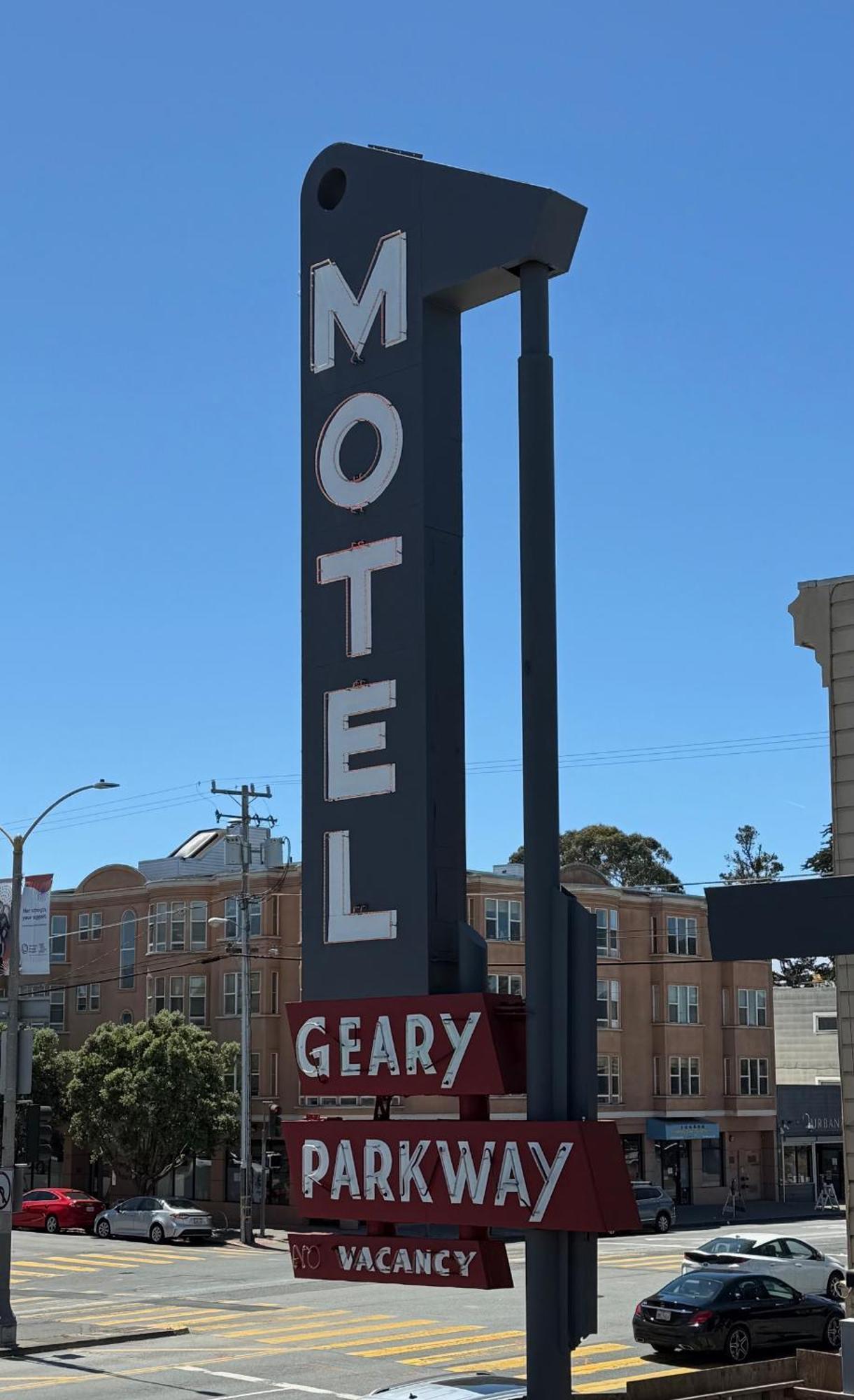 Geary Parkway Motel Сан-Франциско Экстерьер фото